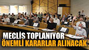 BELEDİYE MECLİSİ BU AKŞAM TOPLANIYOR