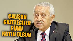 ÇALIŞAN GAZETECİLER GÜNÜ KUTLU OLSUN