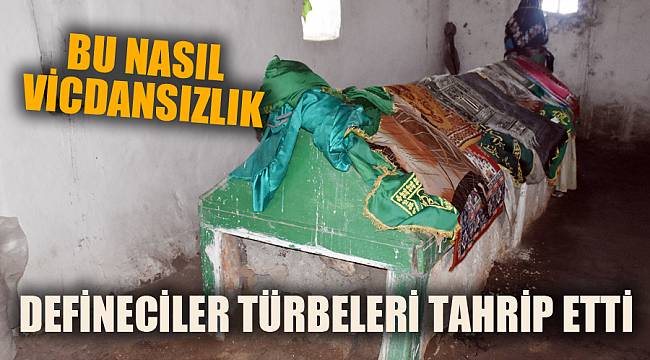 Defineciler, Afyonkarahisar'da iki türbeyi tahrip etti