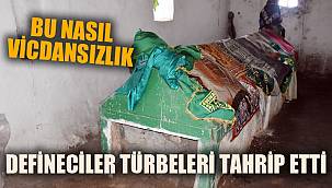 Defineciler, Afyonkarahisar'da iki türbeyi tahrip etti