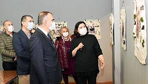 DR. ÜLKÜ KÜÇÜKKURT’UN “KEÇE SERGİSİ AÇILDI