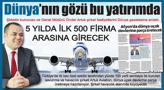 Dünya’nın gözü bu yatırımda