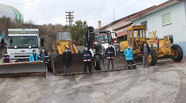 Emirdağ Belediyesi kış hazırlıklarını tamamladı