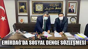 Emirdağ Belediyesinde çalışanların yüzünü güldürecek sözleşme imzalandı 