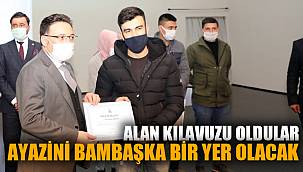 Frig vadisinin göz bebeği Ayazini köyünde, köy sakinleri alan kılavuzu oldu 