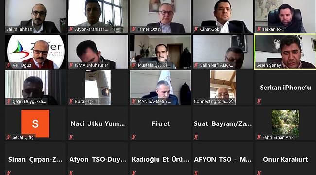 GIDA SEKTÖRÜ ORTAK TOPLANTISI YAPILDI