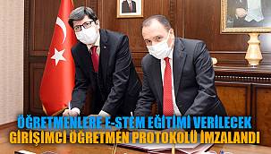 GİRİŞİMCİ ÖĞRETMEN PROTOKOLÜ İMZALANDI