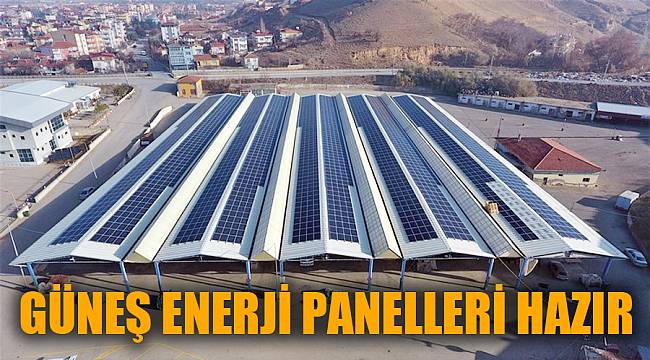 GÜNEŞ ENERJİ PANELLERİ HAZIR