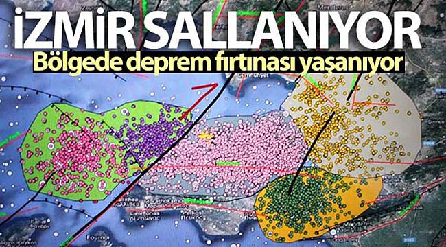 İzmir sallanıyor, bölgede deprem fırtınası yaşanıyor