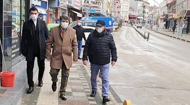 KAYMAKAM TORTOP TEDBİRLERİ YERİNDE İNCELEDİ