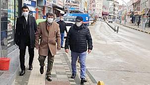 KAYMAKAM TORTOP TEDBİRLERİ YERİNDE İNCELEDİ