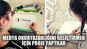 MEDYA OKURYAZARLIĞINI GELİŞTİRMEK İÇİN PROJE YAPTILAR