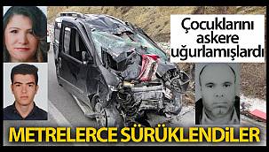 Oğullarını askere teslim eden aile kaza yaptı: 3 kişi hayatını kaybetti