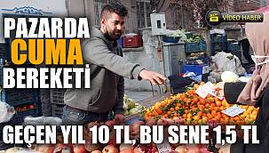 PAZARYERİNDE CUMA BEREKETİ
