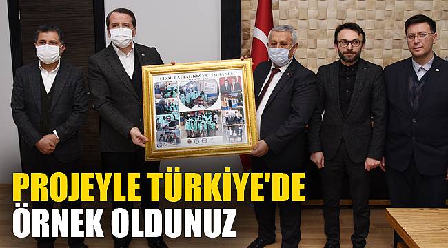 PROJEYLE TÜRKİYE&#039;DE ÖRNEK OLDUNUZ