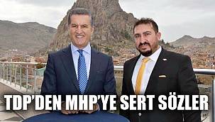 TDP’DEN MHP’YE SERT SÖZLER