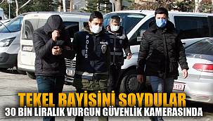 Tekel bayisine giren 2 şahıs 30 bin TL’lik soygun yaptı 