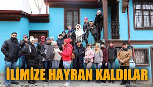 TURİSTLER İLİMİZE HAYRAN KALIYOR