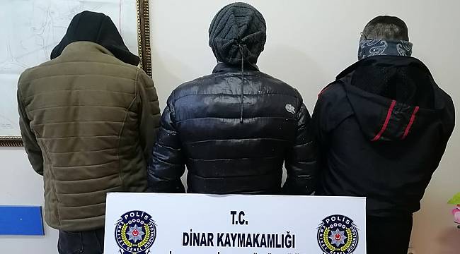 Uyuşturucuyla yakalanan 3 kişi gözaltına alındı