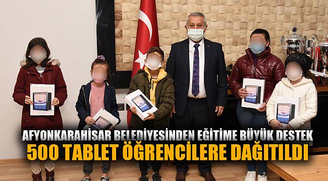 500 ÖĞRENCİYE TABLET