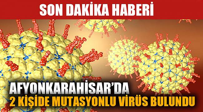 AFYON'DA 2 KİŞİDE MUTASYONLU VİRÜS TESPİT EDİLDİ