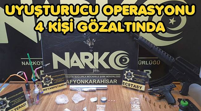 AFYON EMNİYETİNDEN BAŞARILI UYUŞTURUCU OPERASYONU