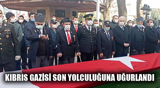 Afyonkarahisar'da vefat eden Kıbrıs gazisi son yolculuğuna uğurlandı