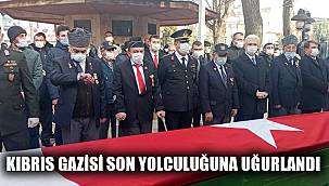 Afyonkarahisar'da vefat eden Kıbrıs gazisi son yolculuğuna uğurlandı