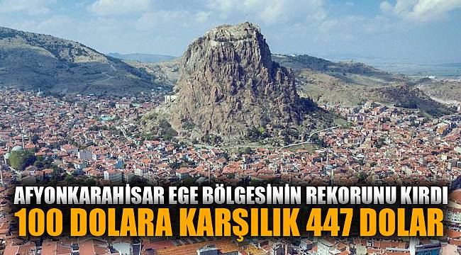 AFYONKARAHİSAR REKOR KIRDI