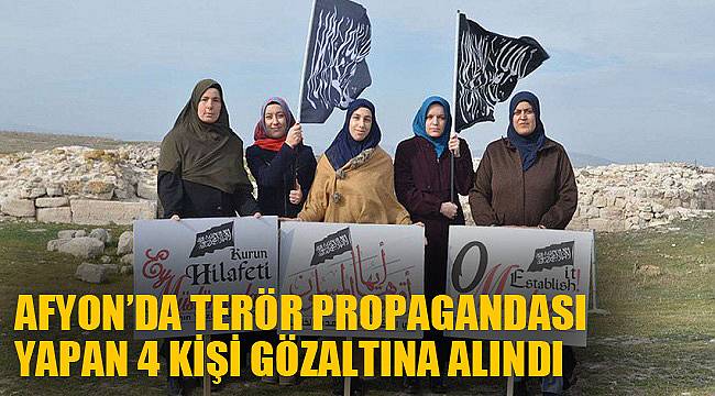 ANTİK KENTTE TERÖR PROPAGANDASI YAPAN 4 KİŞİ GÖZALTINA ALINDI
