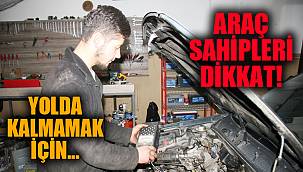 Araç sürücüleri 'akü bakımına' dikkat! 