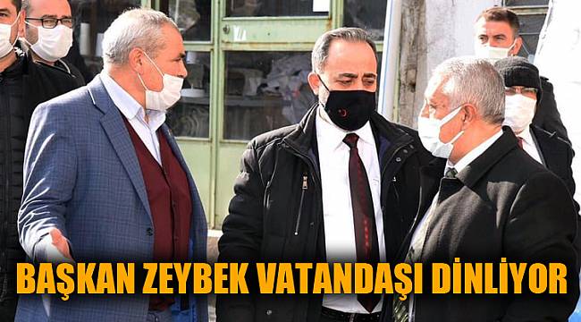 BAŞKAN ZEYBEK FAKIPAŞA MAHALLESİNDE