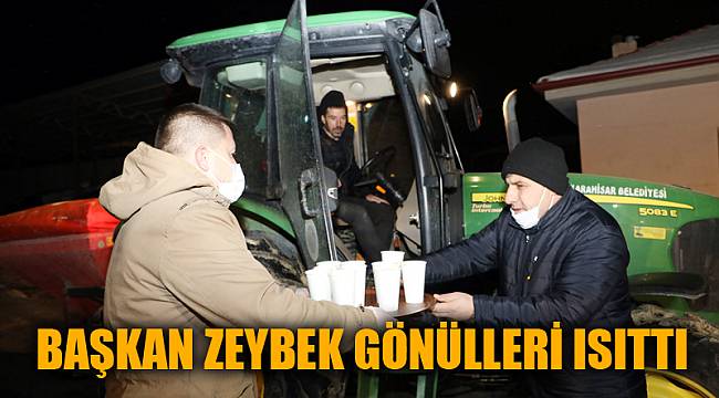 BAŞKAN ZEYBEK GÖNÜLLERİ ISITTI