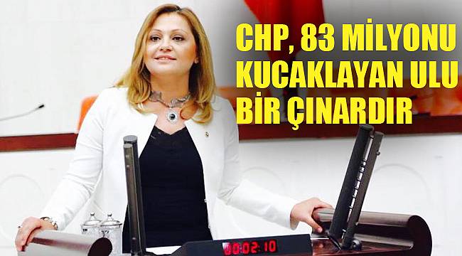 CHP, 83 MİLYONU KUCAKLAYAN ULU BİR ÇINARDIR