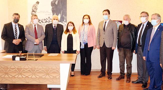 CHP’DEN BASIN YAYIN DERNEĞİNE ZİYARET
