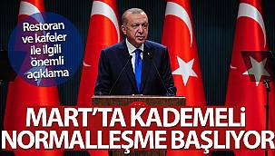 Cumhurbaşkanı Erdoğan yeni Covid-19 kararlarını açıkladı