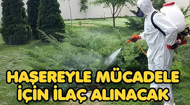 HAŞEREYLA MÜCADELE İLACI SATIN ALINACAK