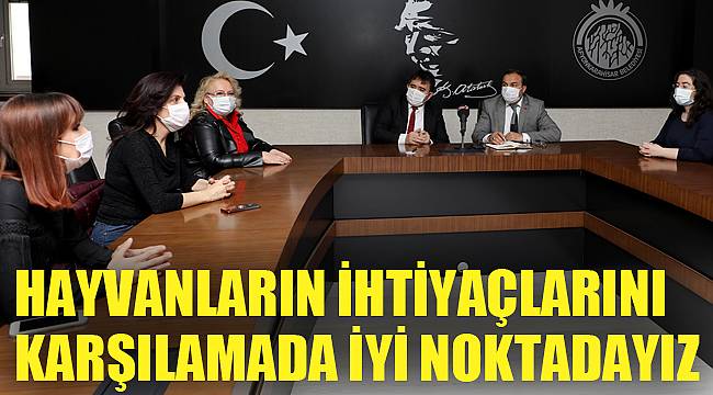 HAYVANLARIN İHTİYAÇLARINI KARŞILAMADA İYİ NOKTADAYIZ