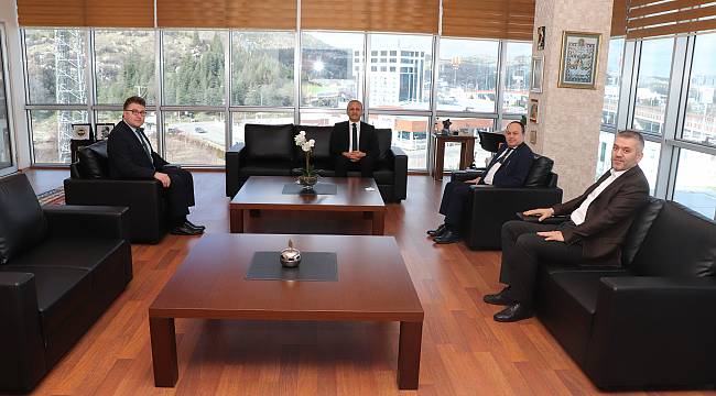 İL MÜFTÜSÜ KAZANCI’DAN ATSO’YA ZİYARET