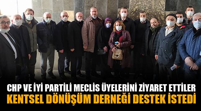 KENTSEL DÖNÜŞÜM DERNEĞİ DESTEK İSTEDİ