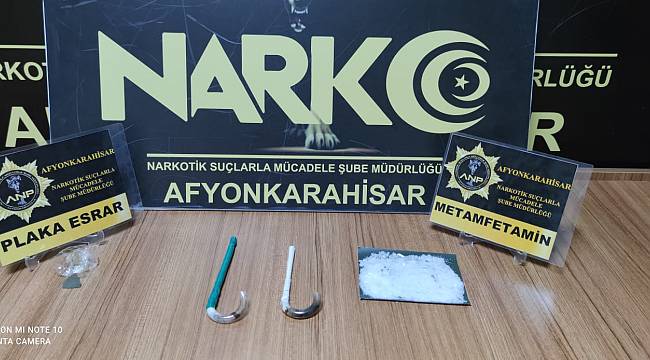 Polisin durdurduğu araçta uyuşturucu çıktı
