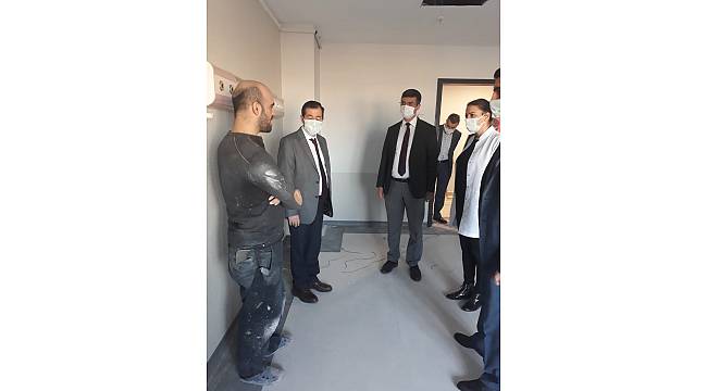 Sağlık Müdürü Korkmaz Yoğun Bakımları inceledi