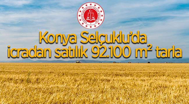 SATILIK 92 BİN METREKARE TARLA