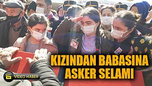 ŞEHİT KIZINDAN BABASINA ASKER SELAMI