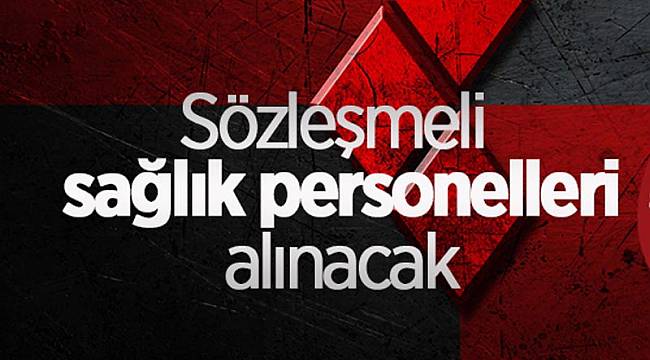 SÖZLEŞMELİ PERSONEL ALINACAK