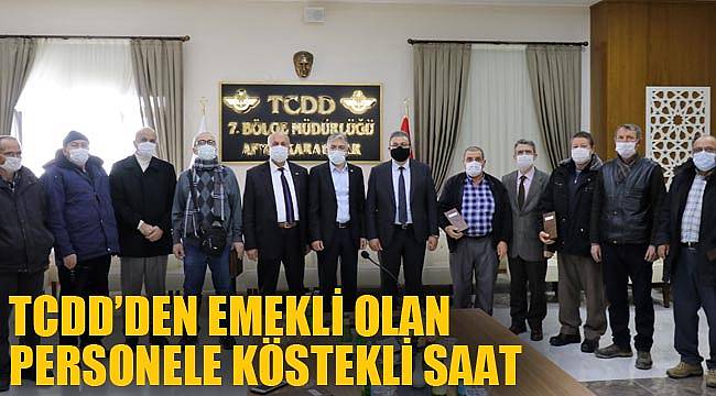 TCDD’DEN EMEKLİ OLAN PERSONELE KÖSTEKLİ SAAT