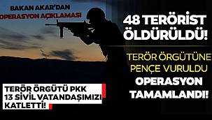 Terör örgütüne pençe vuruldu, operasyon tamamlandı!