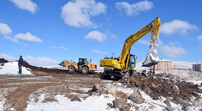 TOKİ bölgesine cami için çalışmalar başladı
