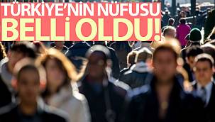 Türkiye nüfusu 83 milyon 614 bin 362 kişi oldu