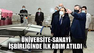 ÜNİVERSİTE-SANAYİ İŞBİRLİĞİNDE İLK ADIM ATILDI